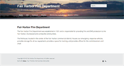 Desktop Screenshot of fairharborfd.org