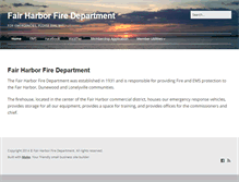 Tablet Screenshot of fairharborfd.org